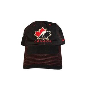 Nike Y2K Team Bauer Canada Hockey Hat Cap S/M RARE